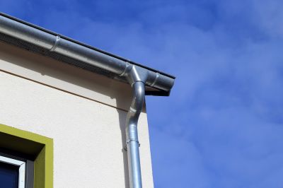 Gutter Covers on Commercial Building